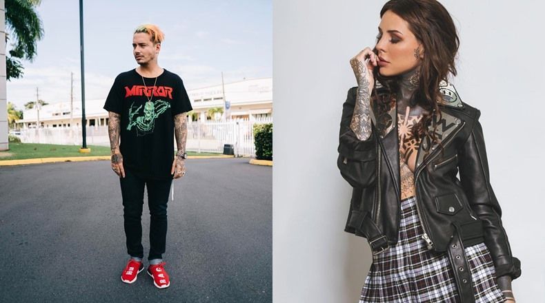 J Balvin piropeó a Cande Tinelli en una infartante foto de Instagram