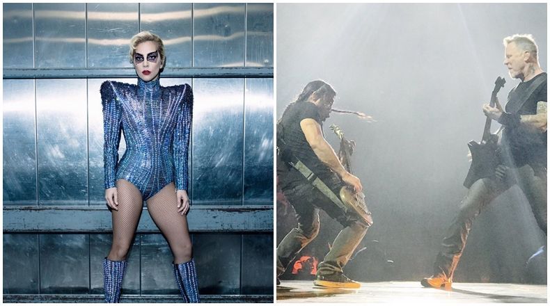 Lady Gaga y Metallica se presentarán juntos en los Grammy 2017