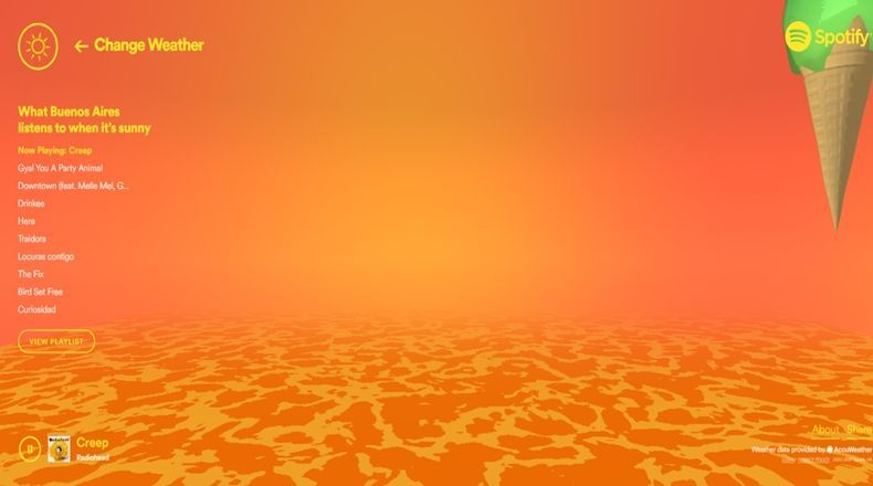 Spotify: Dime qué clima hace y te diré qué escuchar